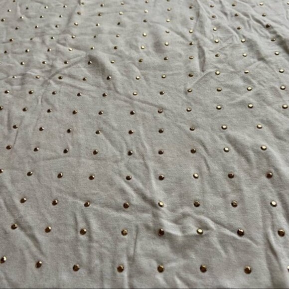 Beldini white tank with gold gems size medium - Picture 7 of 7